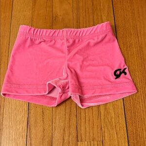 GK Pink Kids Gymnastic / Dance Shorts Size Large